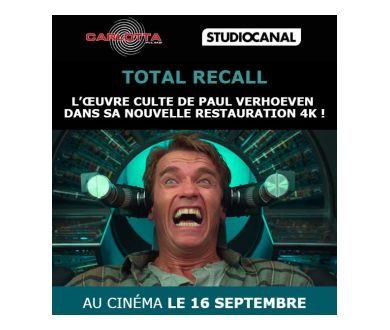 Total Recall (Restauration 4K) : Au cinéma en France le 16 septembre
