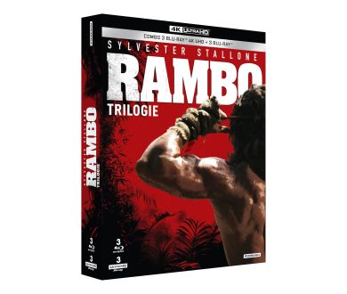 Rambo (1982-1988) : la trilogie culte en 4K Ultra HD Blu-ray à prix abordable dès le 1er octobre.