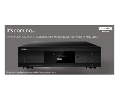 Oppo officialise l'UDP-205 : Seconde platine Ultra HD Blu-ray