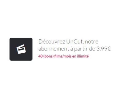 Lancement d'UnCut : Offre SVOD dédiée au cinéma indépendant