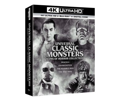 Universal : Un coffret Monstres 4K Ultra HD Blu-ray dès le 6 octobre en France