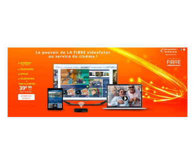 Videofutur lance une offre Triple Play : La Fibre Videofutur !