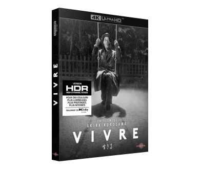 Vivre (1952) d'Akira Kurosawa en 4K Ultra HD Blu-ray en France le 20 octobre prochain
