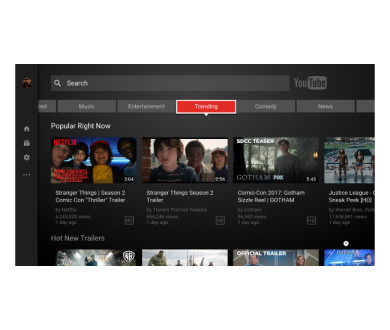 NVIDIA Shield TV : L'application YouTube intégralement repensée