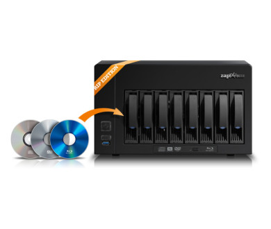 Lancement du Zappiti NAS RIP Audio Video Edition