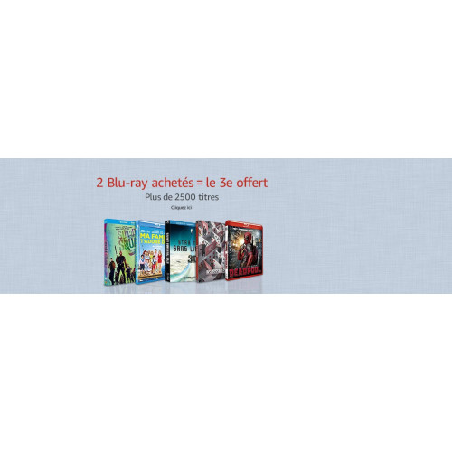 DERNIERES HEURES : 2 Blu-ray achetés = le 3ème offert !!!
