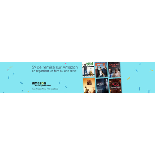Regardez un film : Amazon vous offre 5 euros de code promotionnel !