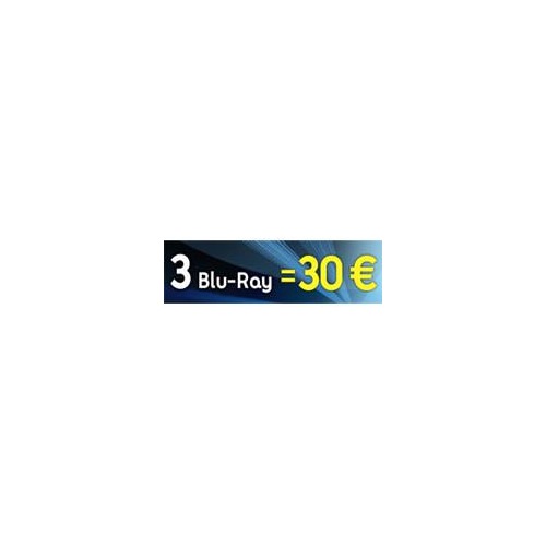 3 Blu-ray = 30 euros chez Fnac