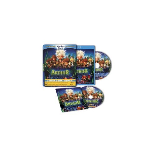 Arthur 2 en Blu-ray : DTS-HD, débit de 7376 Kbps, 5.1-ES, 24bit et 96khz