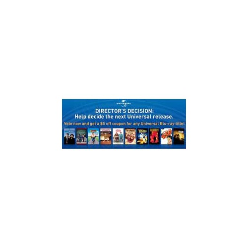 Blu-Ray Universal : on vous propose de voter pour le prochain titre