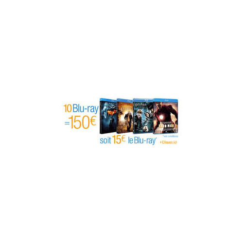 Bon Plan : 10 Blu-Ray Disc à 15 euros chez Amazon !