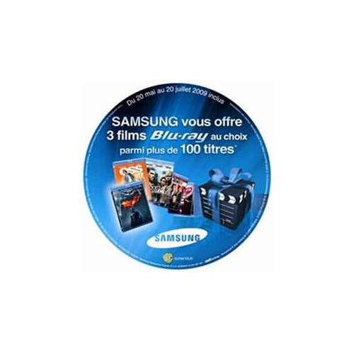 Bon plan : 3 films offerts en Blu-Ray chez Samsung !