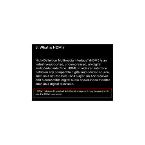 Pas de câble HDMI livré avec la future PS3 !
