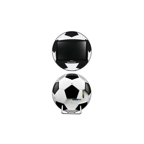 HannSoccer 28 : Un téléviseur Full-HD en forme de ballon de Foot