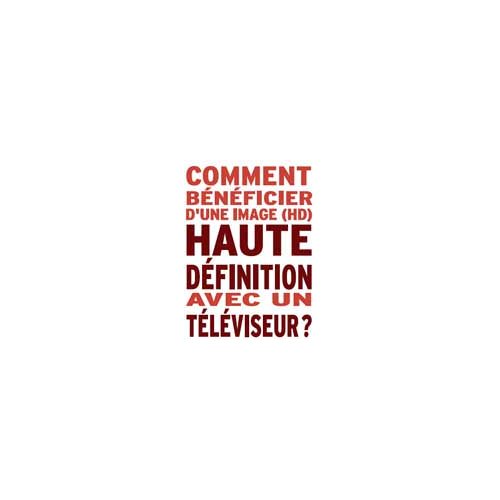 HDTV : Une brochure pour aider les néophytes !