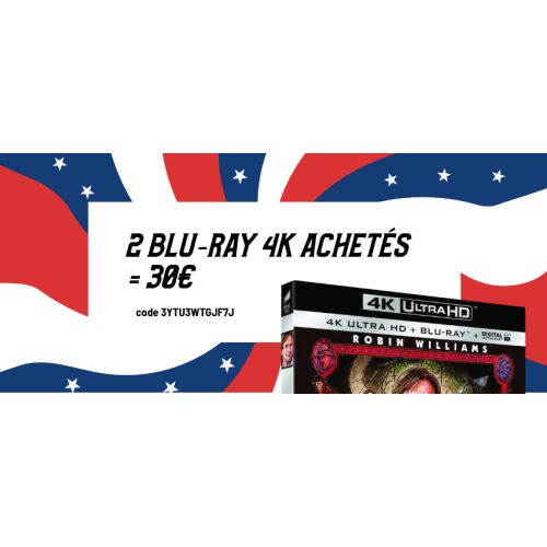 Profitez de la promotion : 2 Bluray 4K = 30 € !