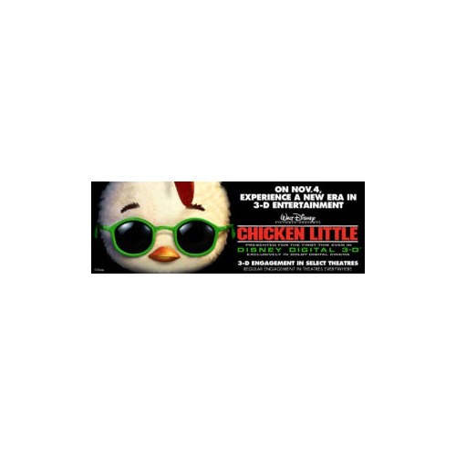 Du cinéma numérique en 3D avec « Chicken Little » !