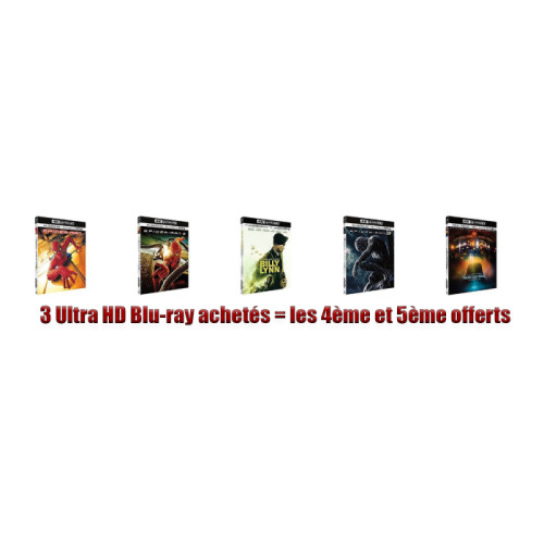 Bon Plan : 3 Ultra HD Blu-ray achetés = les 4ème et 5ème Blu-ray 4K offerts