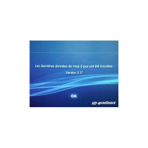 Mise à jour 2.17 de la Playstation 3