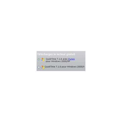 Nouvelle version de Quicktime : 7.1.6