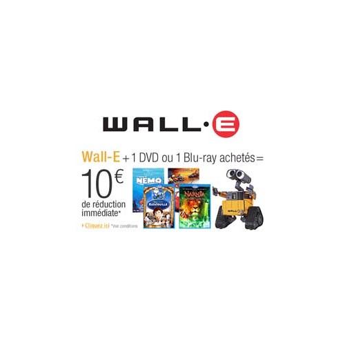 Opération Blu-Ray Wall-E : 10 euros remboursés