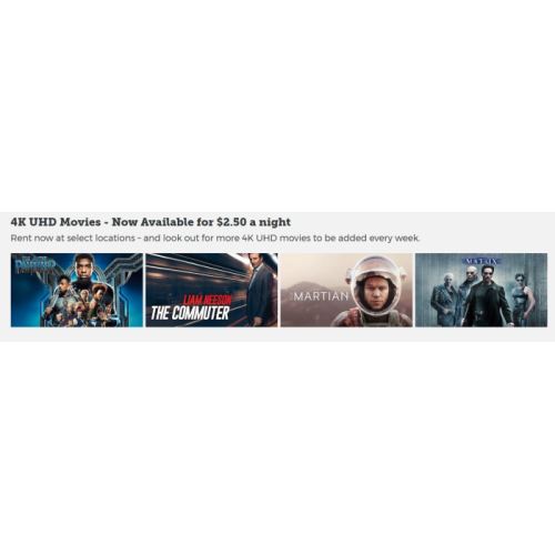 Redbox lance un service de location de 4K Ultra HD Blu-ray aux USA
