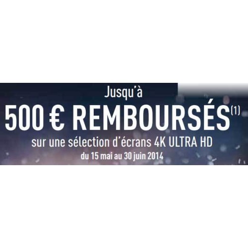 Panasonic AX800 : Prolongation de l’ODR - 500 euros remboursés