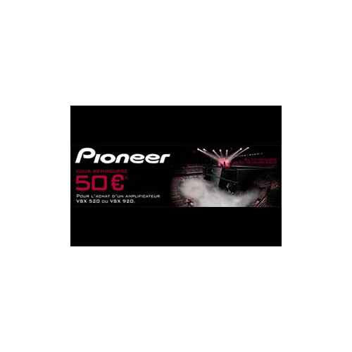 Pioneer VSX-520 et VSX-920 : 50 euros remboursés