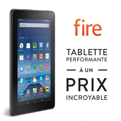 Amazon lance une tablette Fire de 7 pouces à 59.99 euros !