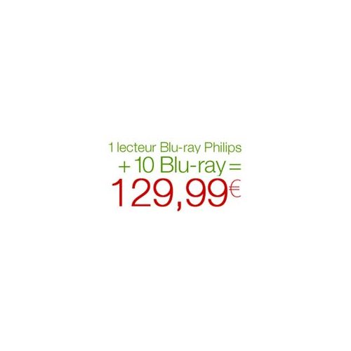Bon Plan : Philips BDP2800 + 10 Blu-ray = 129,99 euros