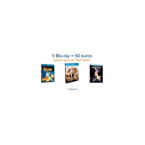 MAJ : Dernier Week-End : 5 Blu-ray achetés = 50€ sur Amazon