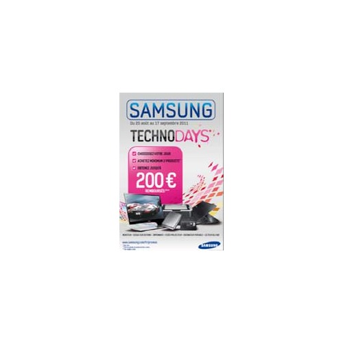 Samsung lance les Technodays : Jusqu'à 200 euros de réduction