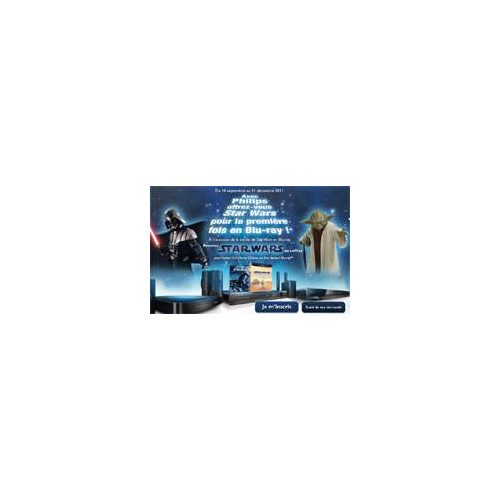 Une offre promo Blu-ray Star Wars chez Philips