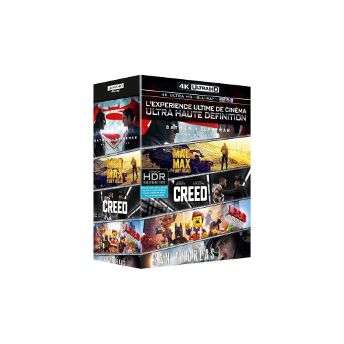 Bon Plan : Coffret Warner 5 Blu-ray 4K à -50% !