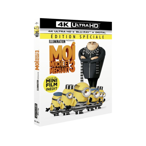 Moi, Moche et Méchant 3 officialisé en Ultra HD Blu-ray en France