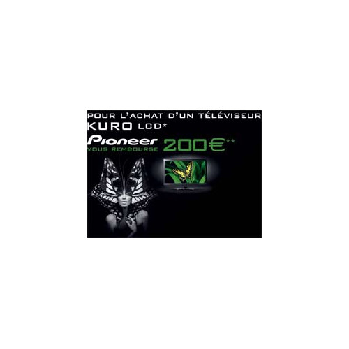 200 et 300 euros offerts sur les produits Haute Définition de Pioneer