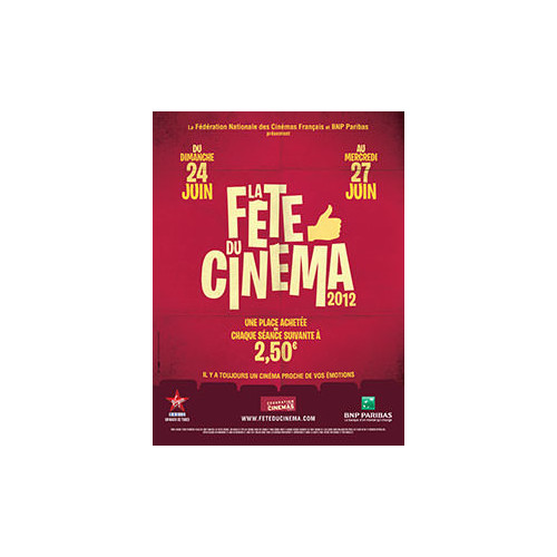 La Fête du Cinéma : du 24 au 27 juin cette année