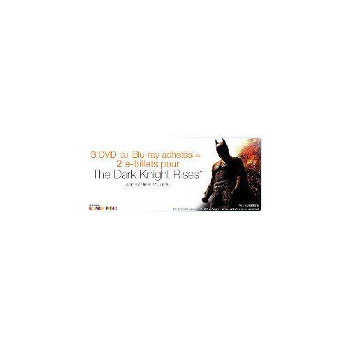 Rappel : Bon plan Blu-ray spécial The Dark Knight Rises