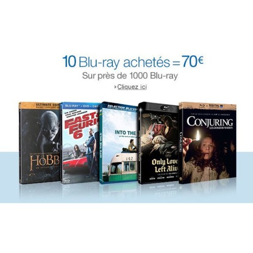 TOP : 10 Blu-ray pour 70 euros, 5 Blu-ray pour 40 euros