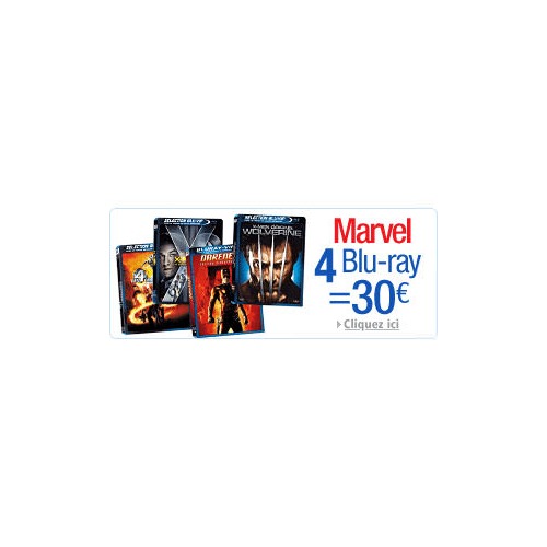 Marvel - 4 Blu-ray = 30€ chez Amazon