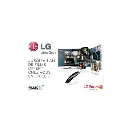 Jusqu'à 1 an de films gratuits avec les TV LG Electronics