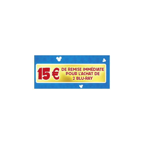 Derniers jours : 2 Blu-ray Disney achetés = 15€ de réduction