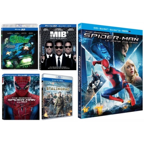 Vente Flash : Lot de 5 Blu-ray 3D à -50%