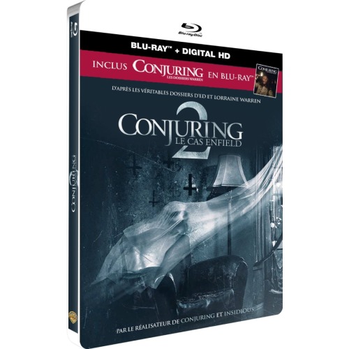 Conjuring 2 en Blu-ray Steelbook avec le premier film en bonus