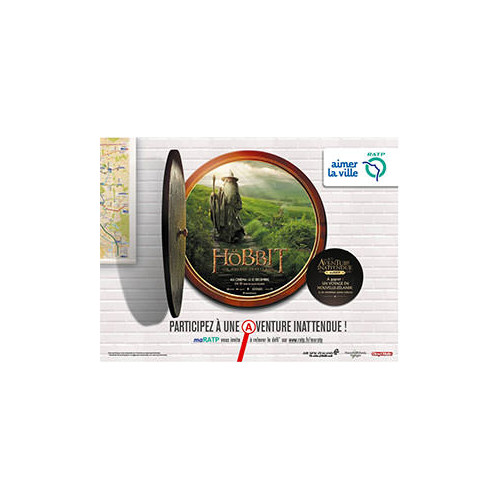 L'univers du Hobbit investit la station Auber à Paris