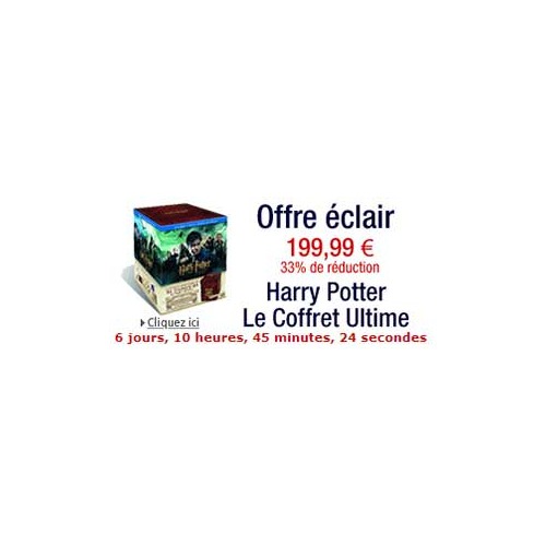 Dernier Week-End : -100 euros pour le Coffret Ultime Harry Potter