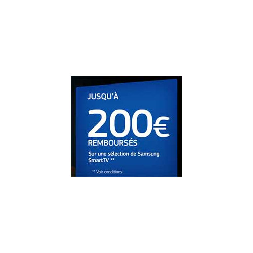 Samsung Smart TV 2012 : Jusqu’à 200 euros remboursés
