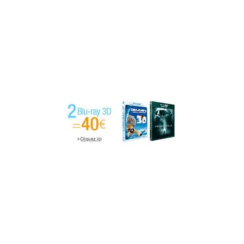 Bon plan 3D : 2 Blu-ray 3D pour 40€ seulement