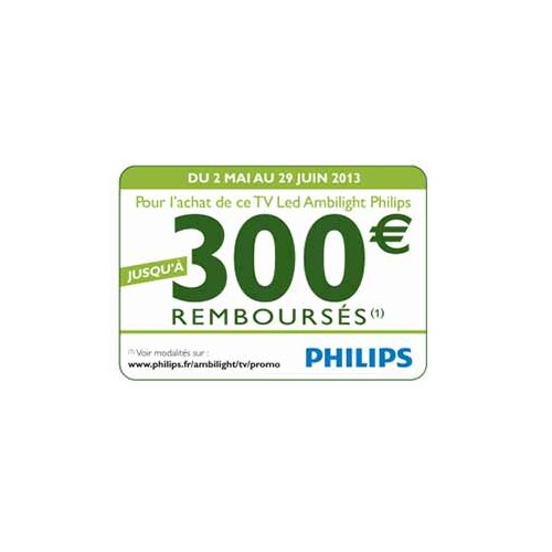 Téléviseurs 2013 : Jusqu’à 300 euros rembourses chez Philips