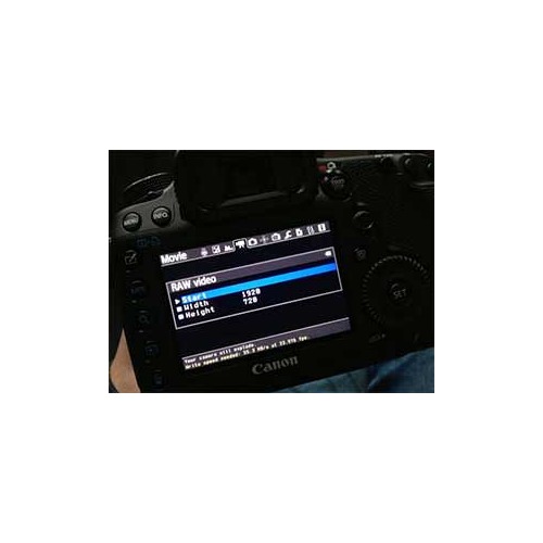 De la vidéo RAW Full-HD 14-bit à 24 fps pour le Canon 5D Mark III